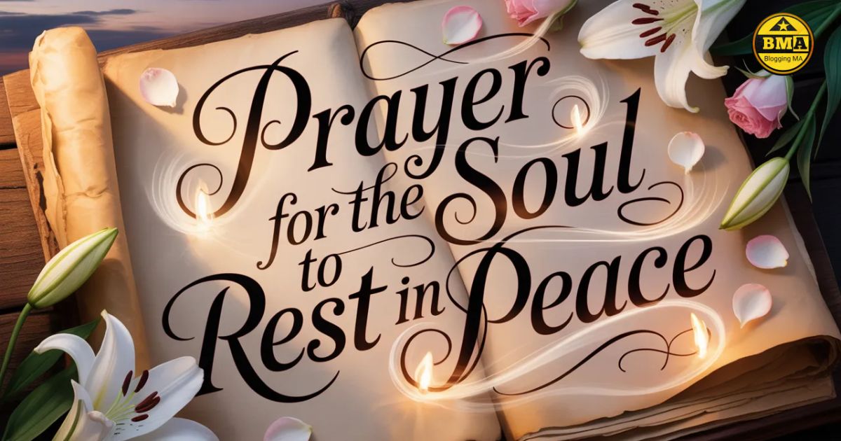 (Prayer for the soul to rest in peace