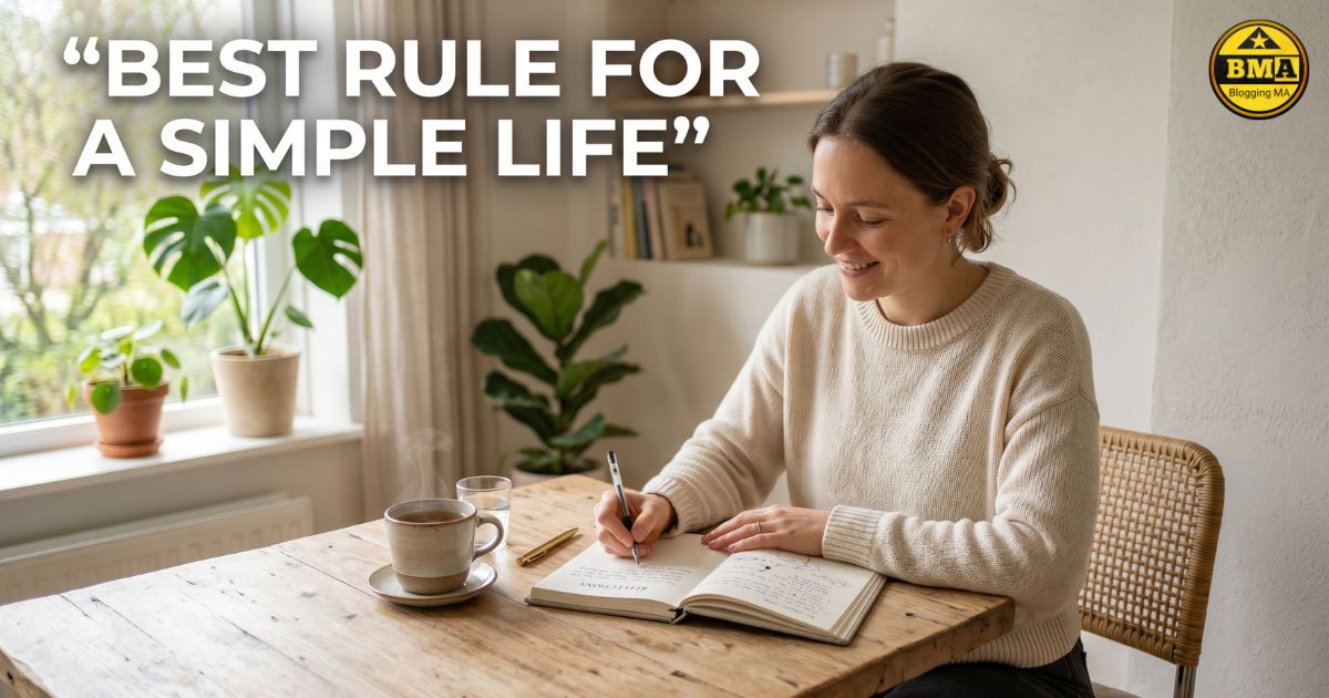 Best Rule for a Simple Life
